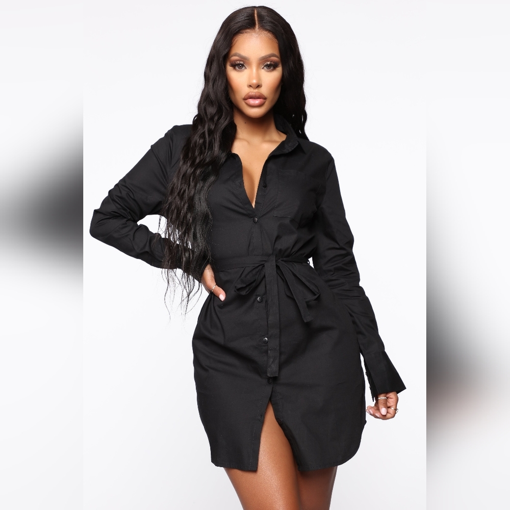 Fashion Nova Shirt Dress XL